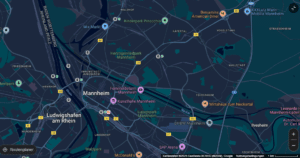 Map Mannheim